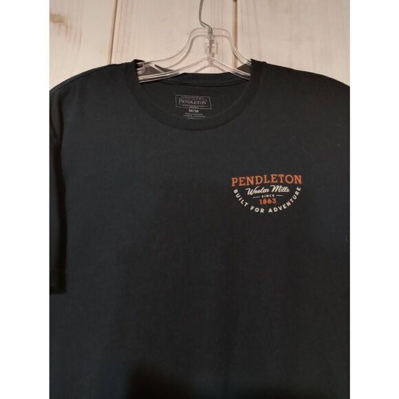 Pendleton Shirt‎ Men's Medium Navy Tshirts Waves Adventure - Picture 3 of 6